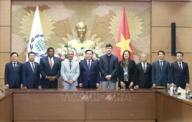 Top legislator welcomes leaders of Inter-Parliamentary Union